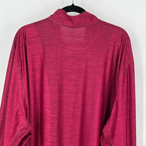 TOMMY BAHAMA Mens Pullover 4XLT Red Burgundy IslandZone 1/4 Zip Stretch Mock Nec - Picture 10 of 12